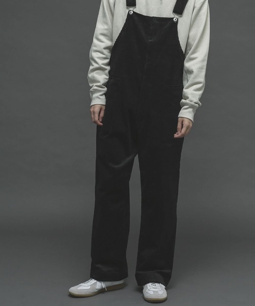 SENSE OF PLACE by URBAN RESEARCH(センスオブプレイスバイアーバンリサーチ)の「ヘビーコーデュロイオーバーオール(サロペット/オーバーオール・メンズ・ライトブルー/ブラック/ベージュ・MEDIUM/LARGE)」の17枚目の写真