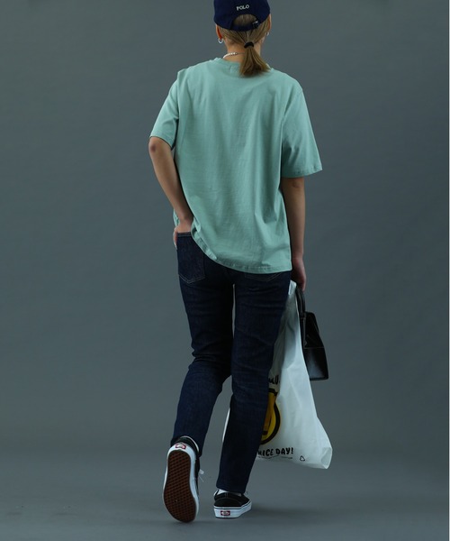 sara&cake（サラアンドケイク）の「AMERICA'S Tシャツ（Tシャツ/カットソー・レディース・ホワイト/グリーン・FREE）」の4枚目の写真