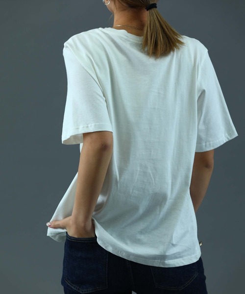 sara&cake（サラアンドケイク）の「AMERICA'S Tシャツ（Tシャツ/カットソー・レディース・ホワイト/グリーン・FREE）」の10枚目の写真