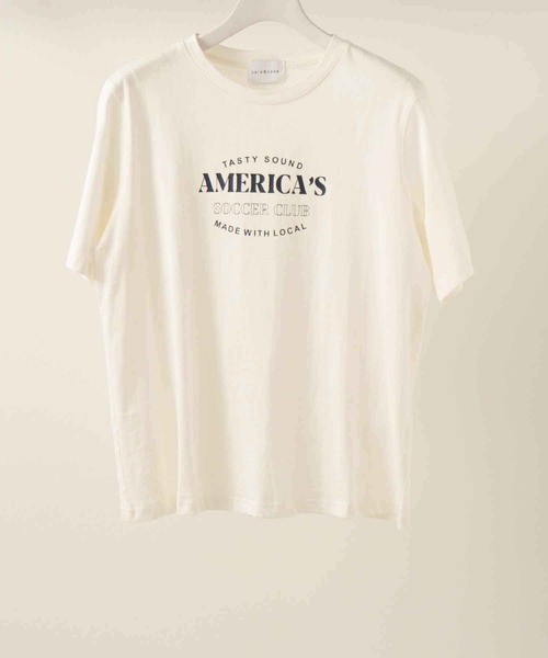 sara&cake（サラアンドケイク）の「AMERICA'S Tシャツ（Tシャツ/カットソー・レディース・ホワイト/グリーン・FREE）」の16枚目の写真