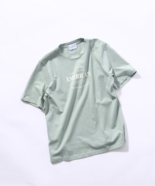 sara&cake（サラアンドケイク）の「AMERICA'S Tシャツ（Tシャツ/カットソー・レディース・ホワイト/グリーン・FREE）」の18枚目の写真