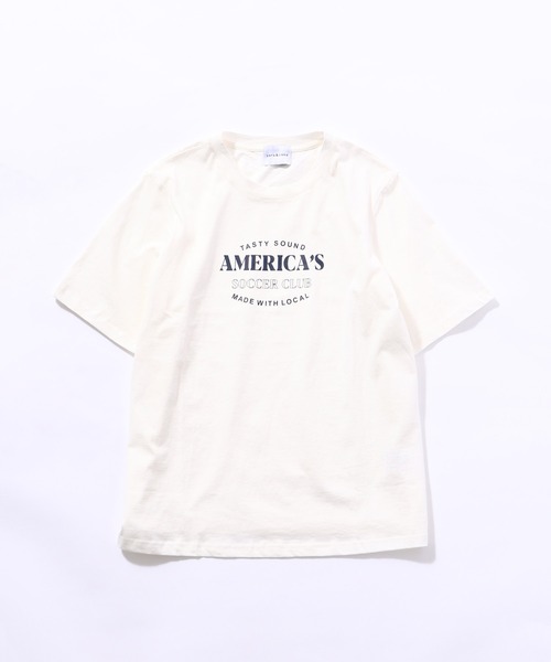 sara&cake（サラアンドケイク）の「AMERICA'S Tシャツ（Tシャツ/カットソー・レディース・ホワイト/グリーン・FREE）」の17枚目の写真