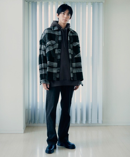 re_k by JUNRED(レクバイジュンレッド)の「【 re_k by JUNRed 】レングスが選べる ストレートデニムパンツ(デニムパンツ・メンズ・ブラック/ブルー・S/M/L/S1/M1/L1)」の12枚目の写真