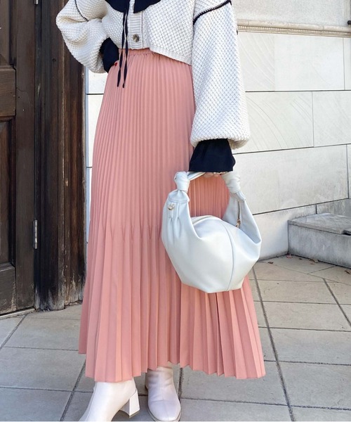 archives（アルシーヴ）の「ノットハンドルバッグ（ハンドバッグ・レディース・アイボリー/ブラック/グリーン・FREE）」の2枚目の写真