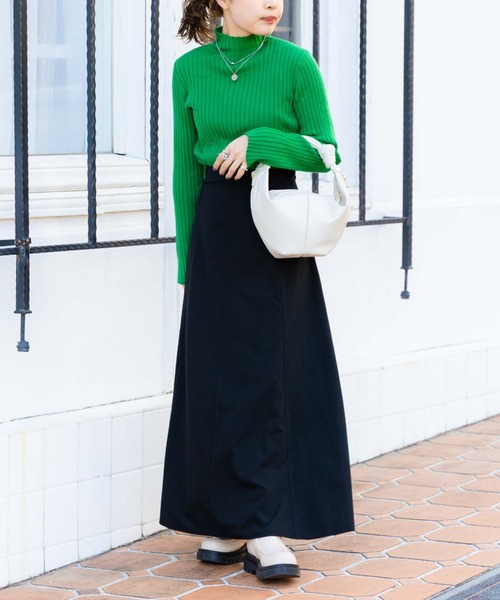 archives（アルシーヴ）の「ノットハンドルバッグ（ハンドバッグ・レディース・アイボリー/ブラック/グリーン・FREE）」の15枚目の写真