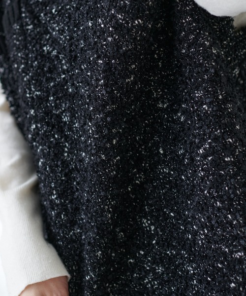 GALLARDAGALANTE スプリングツイードベスト COLLAGE GALLARDAGALANTE（コラージュガリャルダガランテ）の