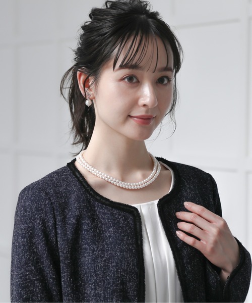 Kana(カナ)の「パール 2連 結婚式 お呼ばれ ネックレス パーティー 結婚式 お呼ばれ オケージョン(ネックレス・レディース・アイボリー・フリー)」の10枚目の写真
