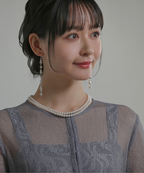 Kana(カナ)の「パール 2連 結婚式 お呼ばれ ネックレス パーティー 結婚式 お呼ばれ オケージョン(ネックレス・レディース・アイボリー・フリー)」の12枚目の写真