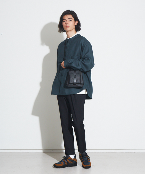 GEAR3(ギアスリー)の「【GEAR3 別注】フラップポケット 2WAY ミニショルダー(ショルダーバッグ・メンズ・ブラック・フリー)」の8枚目の写真