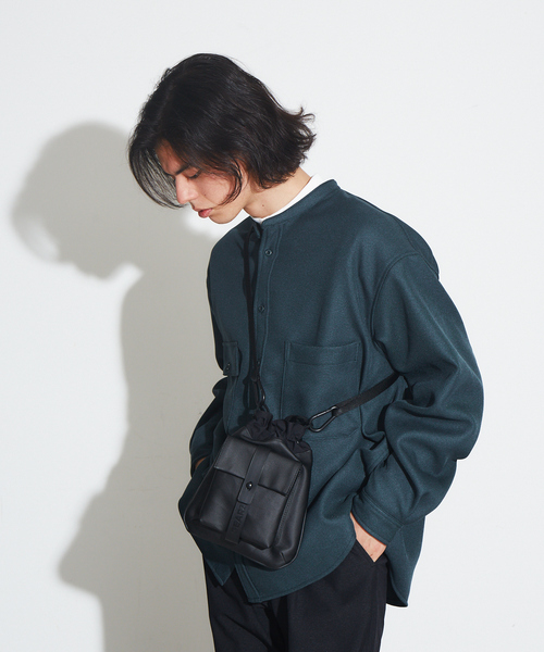 GEAR3(ギアスリー)の「【GEAR3 別注】フラップポケット 2WAY ミニショルダー(ショルダーバッグ・メンズ・ブラック・フリー)」の9枚目の写真