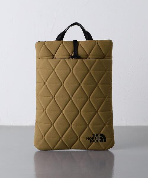 THE NORTH FACE(ザノースフェイス)の「<THE NORTH FACE> ジオフェイス PC スリーブ 13インチ(PC・タブレットケース・レディース・ブラック/ベージュ・FREE)」の2枚目の写真