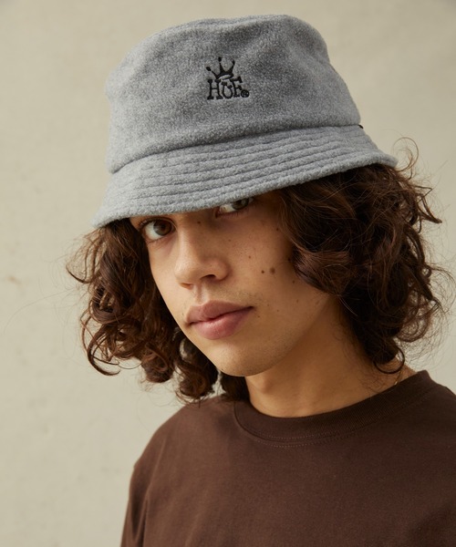 HUF☆CROWN POLAR FLEECE バケットハット HUF(ハフ)の「CROWN POLAR FLEECE BUCKET HAT / HUF バケット