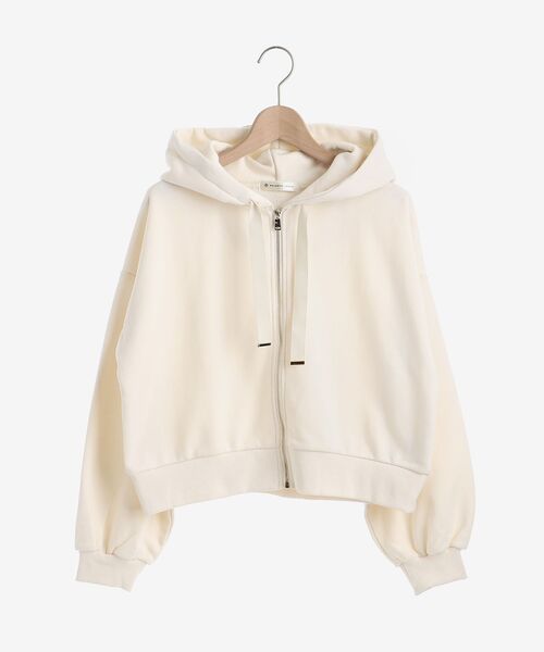 MAJESTIC LEGON（マジェスティックレゴン）の「フローラルカラーパーカー（パーカー・レディース・グレー/ブルー/ライトグリーン/アイボリー/ラベンダー/ピンクベージュ/ブラック・MEDIUM）」の20枚目の写真