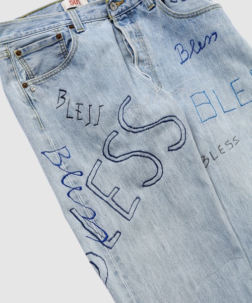 BLESS(ブレス)の「EMBROIDERY JEANS(デニムパンツ・メンズ・ブルー/ブルー系その他・S/L)」の8枚目の写真