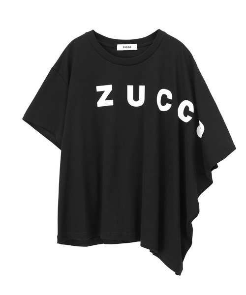 ZUCCa（ズッカ）の「アシメロゴT/Tシャツ（Tシャツ/カットソー