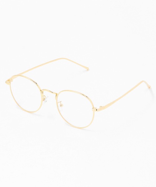 FREAK'S STORE(フリークスストア)の「ブルーライトカットメタル(伊達眼鏡)(メガネ・レディース・シルバー/ゴールド・ONE SIZE)」の1枚目の写真