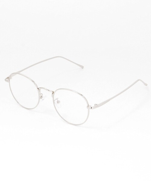 FREAK'S STORE(フリークスストア)の「ブルーライトカットメタル(伊達眼鏡)(メガネ・レディース・シルバー/ゴールド・ONE SIZE)」の4枚目の写真