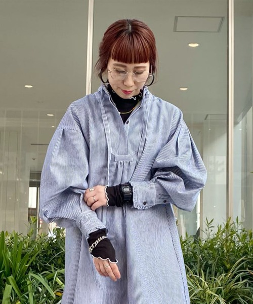 FREAK'S STORE(フリークスストア)の「ブルーライトカットメタル(伊達眼鏡)(メガネ・レディース・シルバー/ゴールド・ONE SIZE)」の10枚目の写真