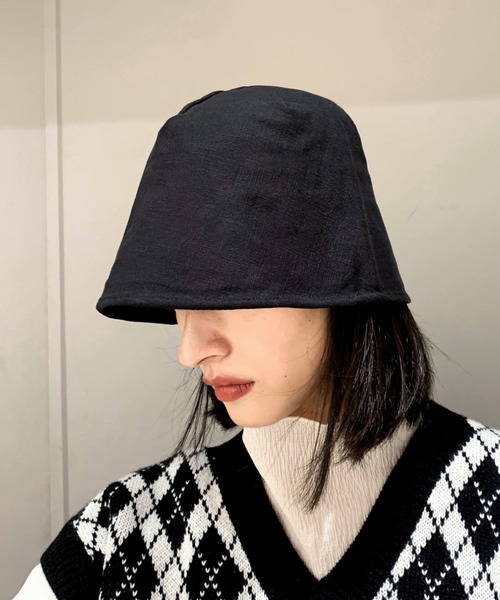 MANGROVE（マングローブ）の「リネンライクメトロハット（ハット・レディース・ホワイト/ブラック/グレー・FREE）」の17枚目の写真