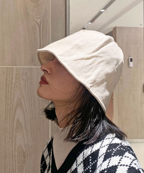 MANGROVE（マングローブ）の「リネンライクメトロハット（ハット・レディース・ホワイト/ブラック/グレー・FREE）」の19枚目の写真