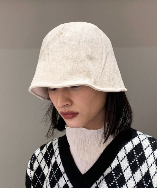 MANGROVE（マングローブ）の「リネンライクメトロハット（ハット・レディース・ホワイト/ブラック/グレー・FREE）」の20枚目の写真