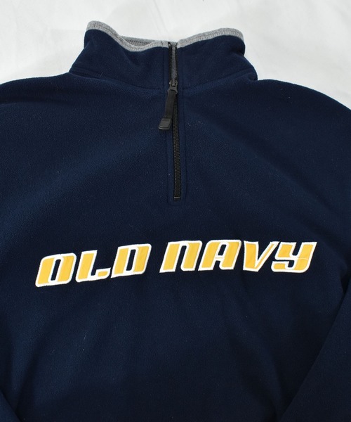 OLD NAVY（オールドネイビー）の「【ヴィンテージ古着】Y2K OLD NAVY/オールドネイビー ハーフジップ フリースジャケット（ブルゾン・メンズ・ネイビー・LARGE）」の4枚目の写真