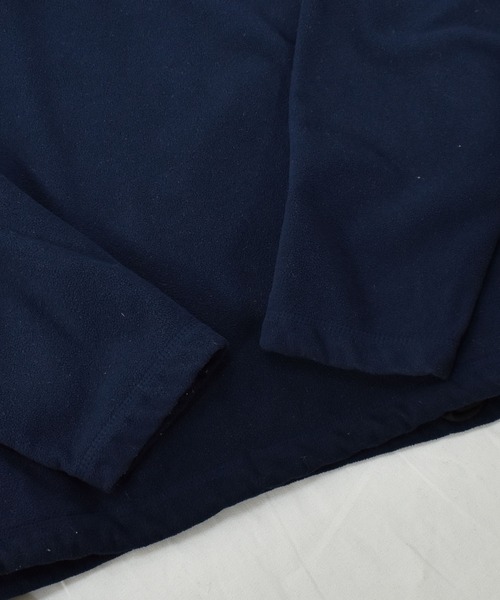OLD NAVY（オールドネイビー）の「【ヴィンテージ古着】Y2K OLD NAVY/オールドネイビー ハーフジップ フリースジャケット（ブルゾン・メンズ・ネイビー・LARGE）」の2枚目の写真