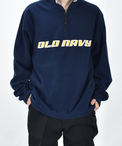 OLD NAVY（オールドネイビー）の「【ヴィンテージ古着】Y2K OLD NAVY/オールドネイビー ハーフジップ フリースジャケット（ブルゾン・メンズ・ネイビー・LARGE）」の5枚目の写真