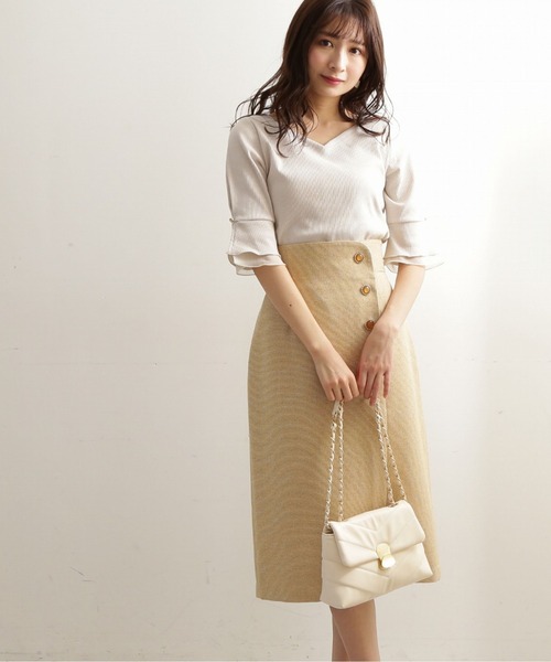 PROPORTION BODY DRESSING(プロポーションボディドレッシング)の「ハートカットシアーリブテレコ / 1212160304(Tシャツ/カットソー・レディース・ダークグレー/グレー/オフホワイト・SMALL/MEDIUM)」の16枚目の写真