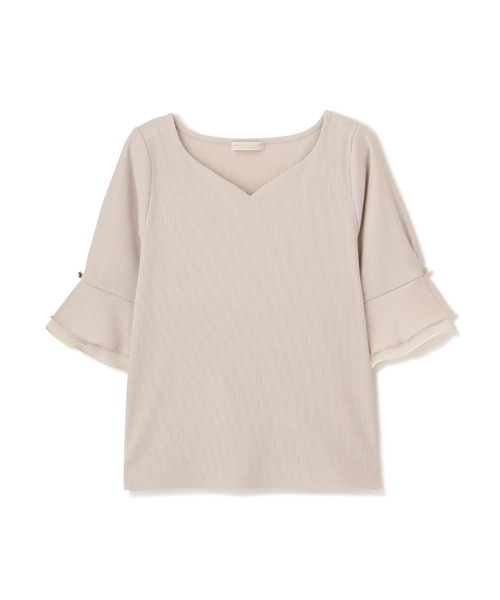 PROPORTION BODY DRESSING(プロポーションボディドレッシング)の「ハートカットシアーリブテレコ / 1212160304(Tシャツ/カットソー・レディース・ダークグレー/グレー/オフホワイト・SMALL/MEDIUM)」の13枚目の写真