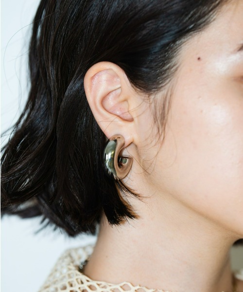 ロングセラー】 ボリュームリングピアス（ピアス（両耳用