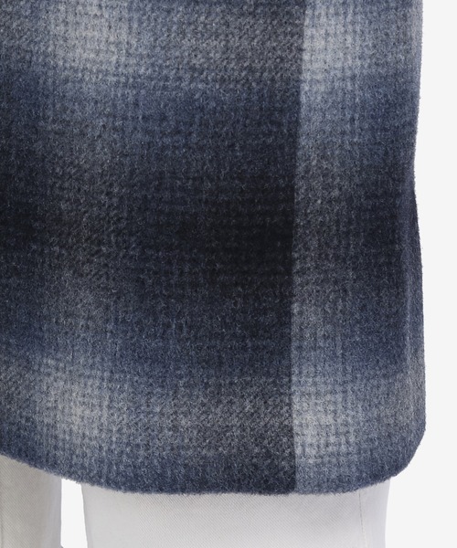 TOMMY HILFIGER（トミーヒルフィガー）の「シャドーチェックチェスターコート（チェスターコート・レディース・ネイビー/イエロー・32inch/34inch/36inch）」の8枚目の写真