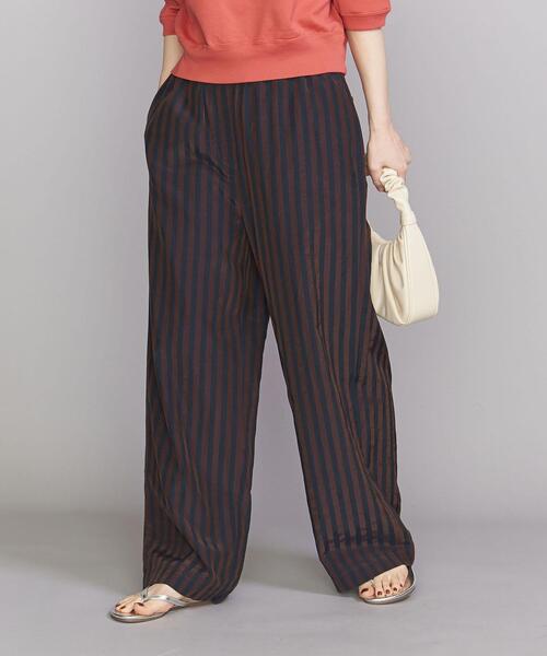 BEAUTY&YOUTH UNITED ARROWS（ビューティーアンドユースユナイテッドアローズ）の「BY ストライプ イージーパンツ -ウォッシャブル-（その他パンツ・レディース・ライトブルー/ブラック/ネイビー・S/M）」の11枚目の写真