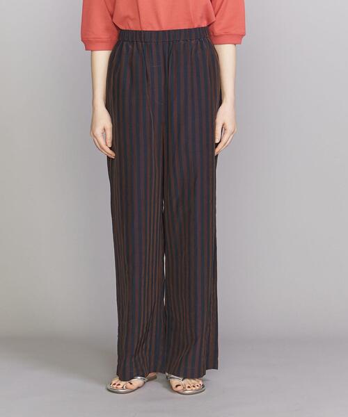 BEAUTY&YOUTH UNITED ARROWS（ビューティーアンドユースユナイテッドアローズ）の「BY ストライプ イージーパンツ -ウォッシャブル-（その他パンツ・レディース・ライトブルー/ブラック/ネイビー・S/M）」の13枚目の写真
