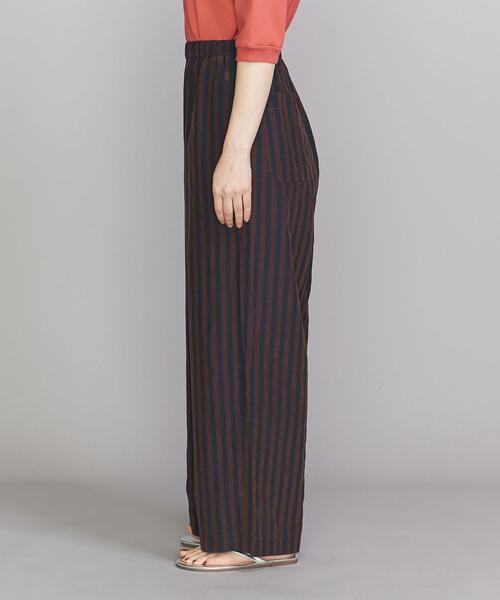 BEAUTY&YOUTH UNITED ARROWS（ビューティーアンドユースユナイテッドアローズ）の「BY ストライプ イージーパンツ -ウォッシャブル-（その他パンツ・レディース・ライトブルー/ブラック/ネイビー・S/M）」の19枚目の写真