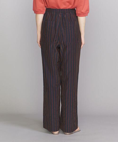 BEAUTY&YOUTH UNITED ARROWS（ビューティーアンドユースユナイテッドアローズ）の「BY ストライプ イージーパンツ -ウォッシャブル-（その他パンツ・レディース・ライトブルー/ブラック/ネイビー・S/M）」の16枚目の写真