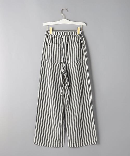 BEAUTY&YOUTH UNITED ARROWS（ビューティーアンドユースユナイテッドアローズ）の「BY ストライプ イージーパンツ -ウォッシャブル-（その他パンツ・レディース・ライトブルー/ブラック/ネイビー・S/M）」の22枚目の写真