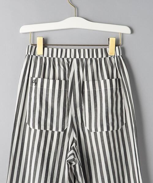 BEAUTY&YOUTH UNITED ARROWS（ビューティーアンドユースユナイテッドアローズ）の「BY ストライプ イージーパンツ -ウォッシャブル-（その他パンツ・レディース・ライトブルー/ブラック/ネイビー・S/M）」の10枚目の写真
