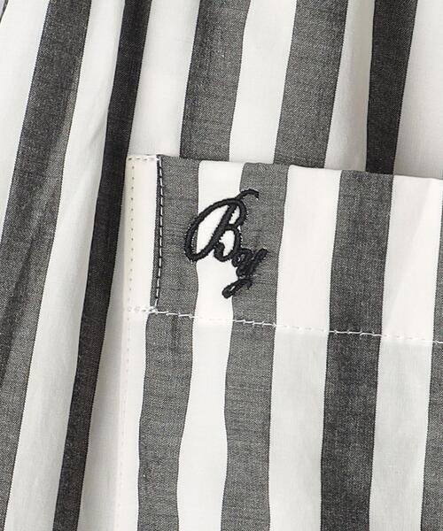 BEAUTY&YOUTH UNITED ARROWS（ビューティーアンドユースユナイテッドアローズ）の「BY ストライプ イージーパンツ -ウォッシャブル-（その他パンツ・レディース・ライトブルー/ブラック/ネイビー・S/M）」の6枚目の写真