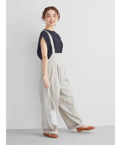 SETニットベスト+ギャザーシャツワンピース