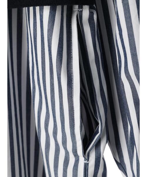 AMERICAN HOLIC(アメリカンホリック)の「SETニットベスト+ギャザーシャツワンピース(ワンピース・レディース・オフホワイト/その他5/ストライプ・M/L)」の14枚目の写真