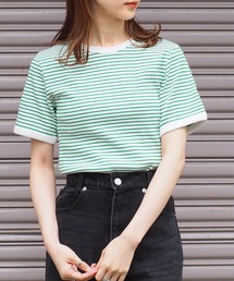 tiptop | ボーダーリンガーT(Tシャツ/カットソー)