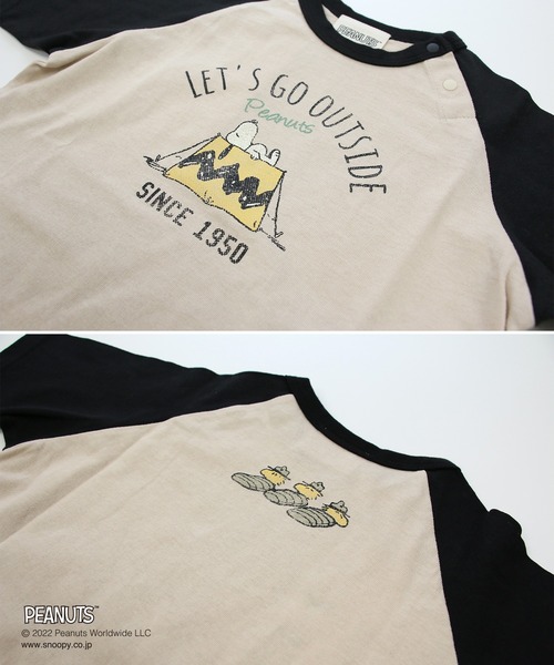 JAM & LINK(ジャムアンドリンク)の「PEANUTS / ピーナッツ スヌーピー ビッグシルエット半袖Tシャツ(Tシャツ/カットソー・キッズ・G/B/D/J/I/C/H/F/E/A・100cm/110cm/120cm/130cm/80cm/90cm)」の16枚目の写真