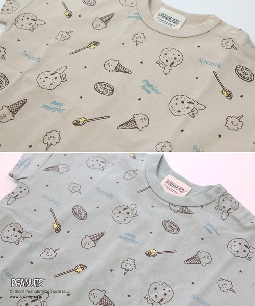 JAM & LINK(ジャムアンドリンク)の「PEANUTS / ピーナッツ スヌーピー ビッグシルエット半袖Tシャツ(Tシャツ/カットソー・キッズ・G/B/D/J/I/C/H/F/E/A・100cm/110cm/120cm/130cm/80cm/90cm)」の14枚目の写真