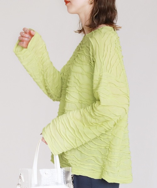 ランダムタックシアートップス（シャツ/ブラウス）｜reca（レカ）の