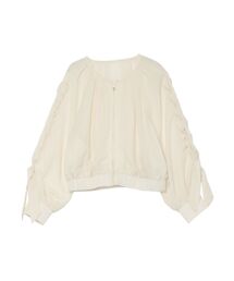 LAGUNAMOON（ラグナムーン）の「レースアップスリーブシアーブルゾン（ブルゾン・レディース）」