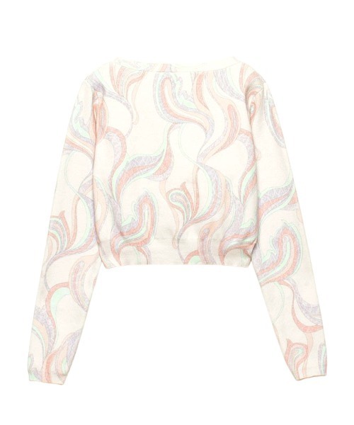 EIMY ISTOIRE(エイミーイストワール)の「eimy color marble ニットカーディガン(カーディガン/ボレロ・レディース・ピンク/ベージュ・FREE)」の6枚目の写真