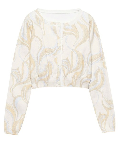 EIMY ISTOIRE(エイミーイストワール)の「eimy color marble ニットカーディガン(カーディガン/ボレロ・レディース・ピンク/ベージュ・FREE)」の15枚目の写真