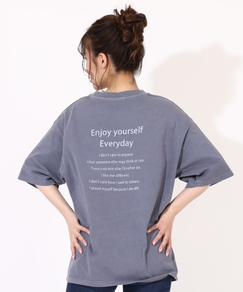 セール バックプリントメッセージシャツ 6721a Tシャツ カットソー Babydoll ベビードール のファッション通販 Zozotown