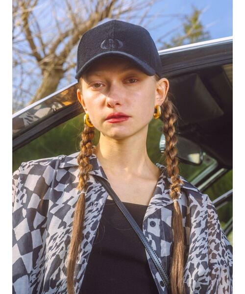EMODA（エモダ）の「ミニマルロゴキャップ（キャップ・レディース・ホワイト/ブラック・FREE）」の10枚目の写真
